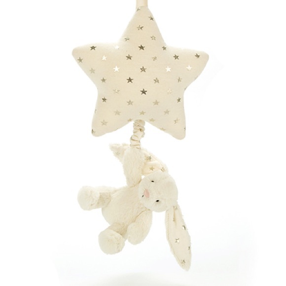 Jellycat Other - Jellycat Bashful Bunny Star Musical Pull
